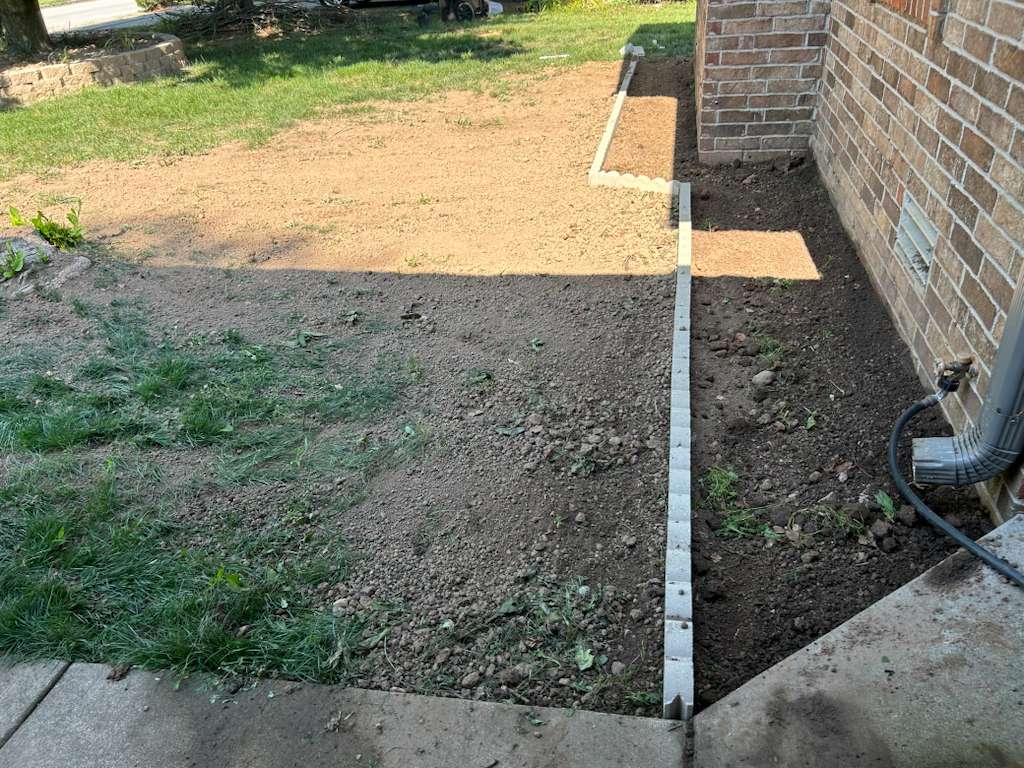 Herb garden installation